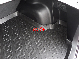 Wykładzina bagażnika Citroen C-Elysee '2012-> (sedan) L.Locker (czarna, plastikowa)
