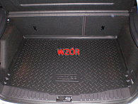 Wykładzina bagażnika Renault Kangoo '1998-2008 (pasażerska wersja) Norplast (czarna, plastikowa)
