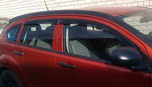 Owiewki szyb bocznych Dodge Caliber '2006-2011 (hatchback, klejone) Cobra Tuning