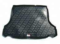 Wykładzina bagażnika Chevrolet Lanos '2005-2009 (sedan) L.Locker (czarna, plastikowa)