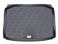 Wykładzina bagażnika Seat Ibiza '2008-2017 (hatchback, 3 albo 5-drzwiowy) L.Locker (czarna, plastikowa)