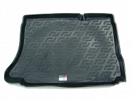 Wykładzina bagażnika Chevrolet Lanos '2005-2009 (hatchback) L.Locker (czarna, plastikowa)
