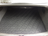 Wykładzina bagażnika Audi A6 (C5) '1997-2004 (sedan) L.Locker (czarna, plastikowa)