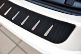 Nakładka na zderzak Volvo S60 '2000-2009 (płaska, stal+folia karbonowa) Alufrost