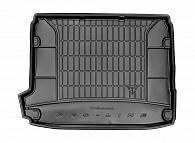 Wykładzina bagażnika Citroen C4 '2010-2020 (hatchback) Frogum (czarna, gumowa)