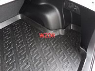 Wykładzina bagażnika Suzuki Splash '2008-> (hatchback) L.Locker (czarna, plastikowa)
