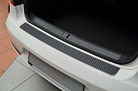Nakładka na zderzak Citroen Grand C4 Picasso '2006-2013 (płaska, wykonanie Premium+folia karbonowa) NataNiko
