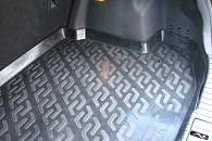 Wykładzina bagażnika Chery M11 (A3) '2008-> (hatchback) L.Locker (czarna, plastikowa)