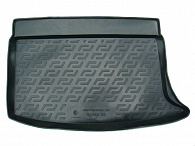 Wykładzina bagażnika Hyundai i30 '2007-2012 (hatchback) L.Locker (czarna, plastikowa)