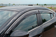 Owiewki szyb bocznych Mazda 6 '2012-> (sedan, chrome, klejone) Cobra Tuning