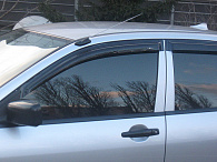 Owiewki szyb bocznych Mitsubishi Lancer '2003-2010 (sedan, klejone) HIC
