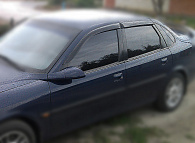 Owiewki szyb bocznych Opel Vectra (B) '1995-2002 (sedan, klejone) Cobra Tuning