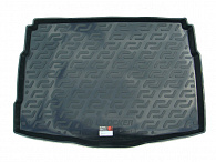 Wykładzina bagażnika KIA Ceed '2012-2019 (hatchback, z organizerem) L.Locker (czarna, plastikowa)