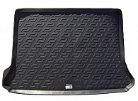 Wykładzina bagażnika Ford Tourneo (Transit) Connect '2002-2013 (pasażerska wersja, krótki przedział) L.Locker (czarna, plastikowa)