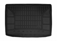 Wykładzina bagażnika Opel Crossland X '2017-> (górna podłoga) Frogum (czarna, gumowa)