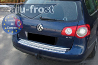 Nakładka na zderzak Volkswagen Passat (B6) '2005-2010 (z zagięciem, kombi, stal) Alufrost