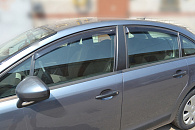 Owiewki szyb bocznych Citroen C4 '2004-2010 (hatchback, 5-drzwiowy, klejone) Cobra Tuning