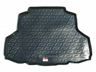 Wykładzina bagażnika Mitsubishi Lancer '2003-2010 (sedan) L.Locker (czarna, plastikowa)