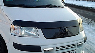 Osłona zimowa dla Volkswagen T5 '2003-2009 (górna kratka) błyszcząca FLY