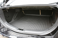 Wykładzina bagażnika Ford Mondeo '2007-2014 (sedan, z pełnowymiarowym kołem zapasowym) Novline-Autofamily (czarna, poliuretanowa)