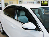 Owiewki szyb bocznych Skoda Superb '2015-> (sedan, klejone) Sim