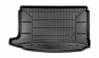 Wykładzina bagażnika Volkswagen Polo '2009-2017 (hatchback, górna) Frogum (czarna, gumowa)