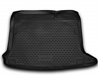 Wykładzina bagażnika Renault Sandero '2013-> (hatchback) Novline-Autofamily (czarna, poliuretanowa)
