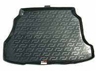 Wykładzina bagażnika ZAZ Forza '2011-> (hatchback) L.Locker (czarna, plastikowa)