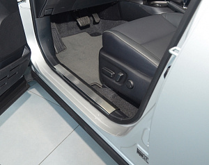 Nakładki progowe wewnętrzne Peugeot 308 CC '2011-2013 (wykonanie Premium) NataNiko