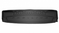 Wykładzina bagażnika Chevrolet Orlando '2010-> (7-osobowy, krótka) Frogum (czarna, gumowa)