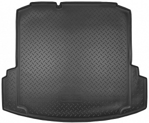 Wykładzina bagażnika Volkswagen Jetta '2010-2018 (wersja Trendline) Norplast (czarna, plastikowa)