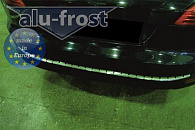 Nakładka na zderzak Ford Mondeo '2010-2014 (z zagięciem, kombi, stal) Alufrost