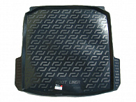 Wykładzina bagażnika Skoda Fabia '2007-2014 (kombi) L.Locker (czarna, plastikowa)