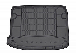 Wykładzina bagażnika Citroen DS4 '2010-> (hatchback, bez subwoofera) Frogum (czarna, gumowa)