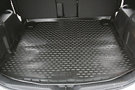 Wykładzina bagażnika Mazda 5 '2010-> (7-osobowy, długa) Novline-Autofamily (czarna, poliuretanowa)