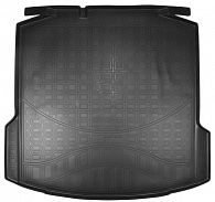 Wykładzina bagażnika Skoda Rapid '2012-> (sedan) Norplast (czarna, poliuretanowa)