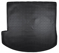Wykładzina bagażnika Hyundai Grand Santa Fe '2012-2018 (High-Tech, 7-osobowy, długa) Norplast (czarna, plastikowa)
