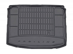 Wykładzina bagażnika Citroen C4 '2004-2010 (hatchback) Frogum (czarna, gumowa)