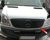 Osłona zimowa dla Mercedes-Benz Sprinter (W906) '2006-2013 (górna kratka) matowa FLY