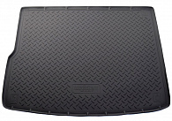 Wykładzina bagażnika Volkswagen Touareg '2010-2018 (4-strefowa klimatyzacja) Norplast (czarna, plastikowa)
