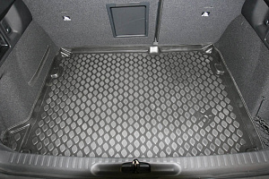 Wykładzina bagażnika Citroen DS4 '2010-> (hatchback, bez subwoofera) Novline-Autofamily (czarna, poliuretanowa)