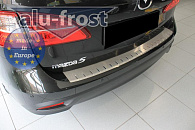 Nakładka na zderzak Mazda 5 '2010-> (z zagięciem, stal) Alufrost