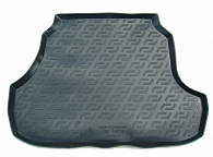 Wykładzina bagażnika ZAZ Forza '2011-> (sedan) L.Locker (czarna, plastikowa)
