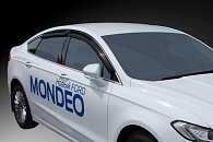 Owiewki szyb bocznych Ford Mondeo '2013-> (sedan, klejone) Sim
