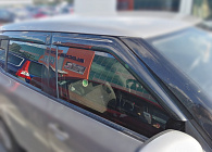 Owiewki szyb bocznych Skoda Fabia '2007-2014 (hatchback, klejone) HIC