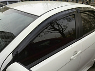 Owiewki szyb bocznych Mitsubishi Lancer X '2007-> (sedan, klejone) HIC