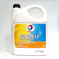 Płyn chłodniczy do układu chłodzenia TOTAL COOLELF AUTO SUPRA, 5L, 147989