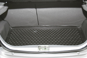 Wykładzina bagażnika Chevrolet Spark '2010-> (hatchback) Novline-Autofamily (czarna, poliuretanowa)