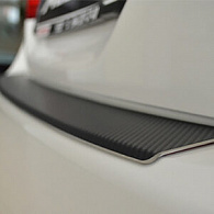 Nakładka na zderzak Opel Astra (J) '2012-> (z zagięciem, kombi, wykonanie Premium+folia karbonowa) NataNiko