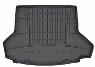 Wykładzina bagażnika Toyota Auris '2012-> (kombi, z wgłębieniami bocznymi) Frogum (czarna, gumowa)